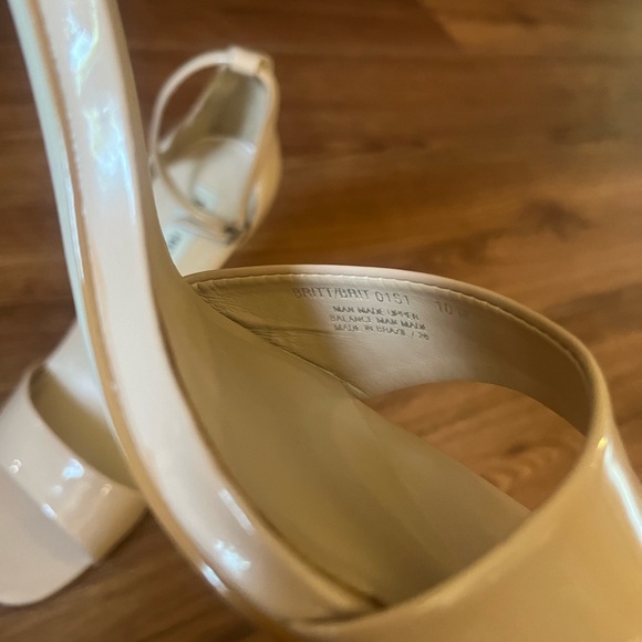 Steve Madden Open-Toed Patent Leather Ankle Strap Heels - Picture 5 of 9